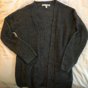 Waffle cardigan